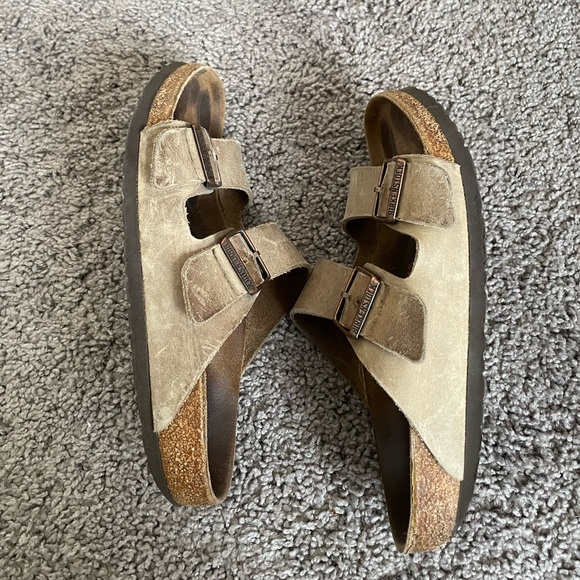 Birkenstock Tan Leather Sandals - Picture 4 of 5